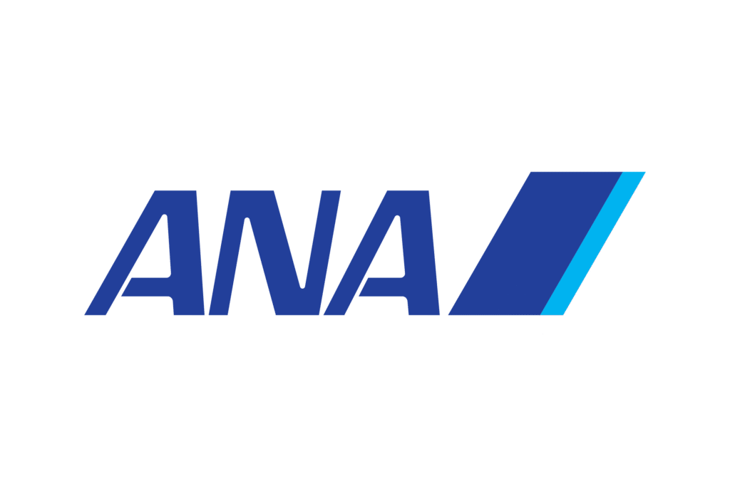 All Nippon Airways logo featuring the stylized letters 'ANA' in blue.